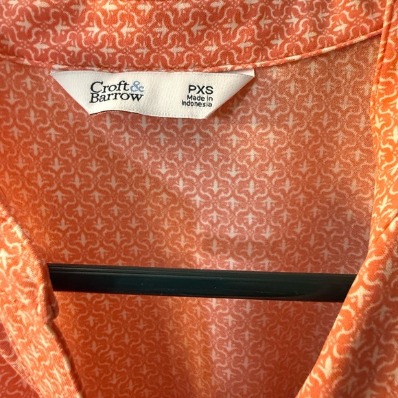 Croft & Barrow Coral Sleeveless Midi Dress - Picture 3 of 4